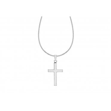 Sterling Silver Cross Pendant and Chain