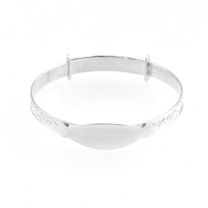 Eternity Sterling Silver Expanding Identity Baby/Kids Bangle