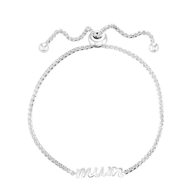 Eternity Sterling Silver MUM Toggle Bracelet