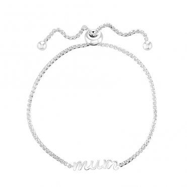 Sterling Silver MUM Toggle Bracelet