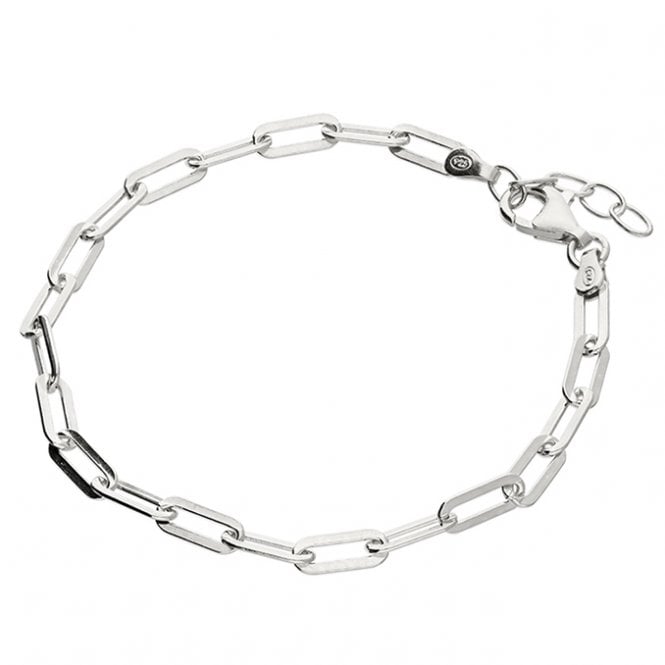 Eternity Sterling Silver Paperlink Bracelet