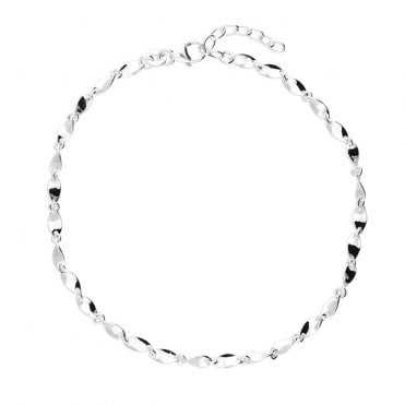 Sterling Silver Twist Anklet