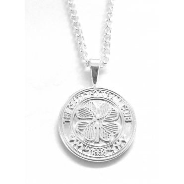 Silver Plated Large Celtic Pendant and Chain