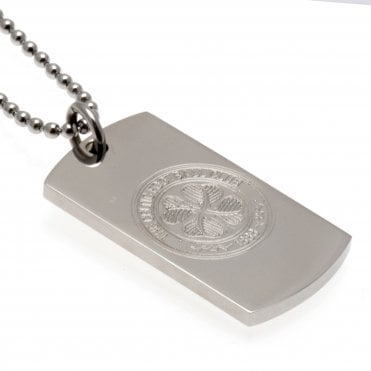 Stainless Steel Celtic Dogtag and Chain