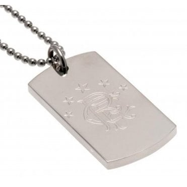 Stainless Steel Rangers Dogtag Pendant and Chain
