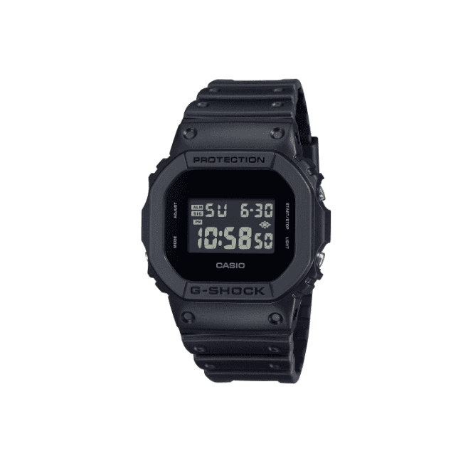 G-SHOCK Black Digital Display Black Strap Watch DW-5600UBB-1ER