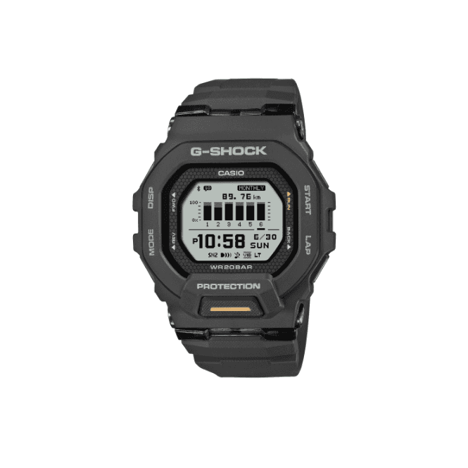 G-SHOCK Digital Display Black Strap Watch GBD-200-1A1ER