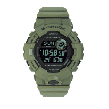 G-SHOCK Green & Black Digital Display with Green Accents Green Strap Watch GBD-800UC-3ER