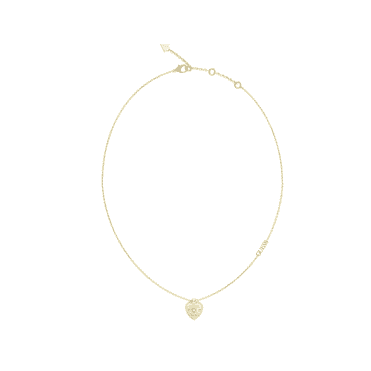Gold Plated Heart Charm Necklet UBN05056YG