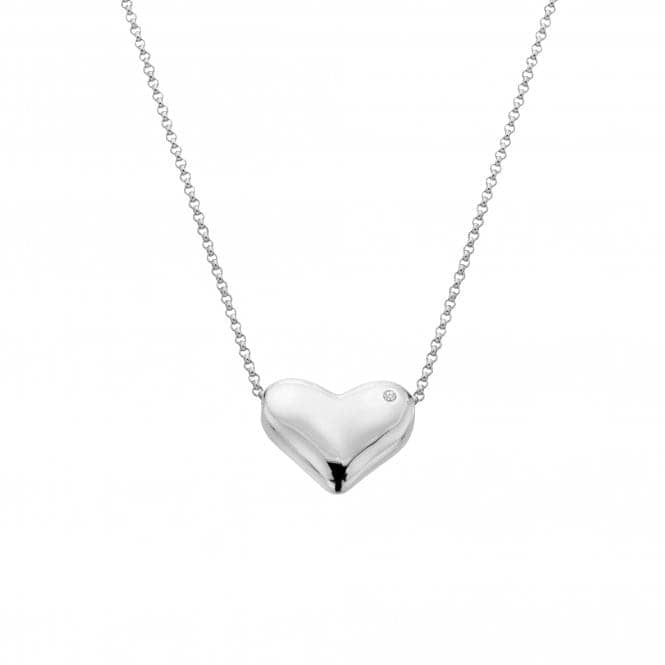Hot Diamonds Sterling Silver Diamond Set Desire Statement Pendant and Chain DP966