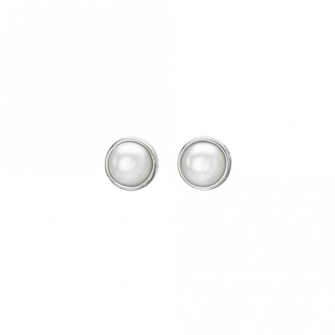 Hot Diamonds Sterling Silver Pearl Stud Earrings DE712