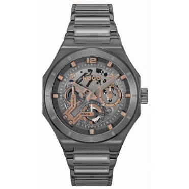 Mens #GRAIL SKELETON Round Skeleton Dial Bracelet Watch 1530378