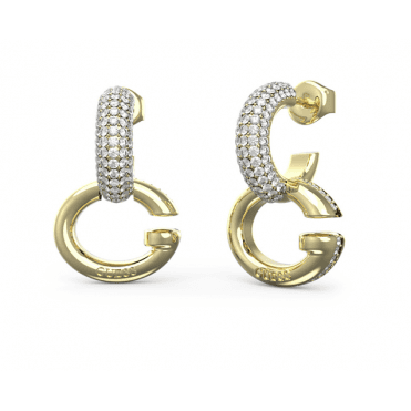 Ladies Guess Oh My G Gold Plated Crystal Drops UBE04521YG