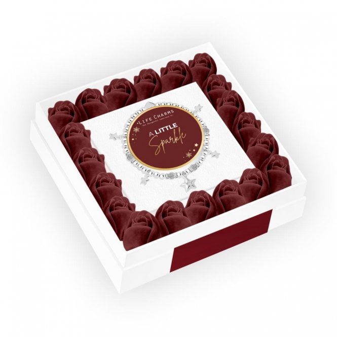 Life Charms A Little Sparkle Christmas Flower Box with Charm Bracelet