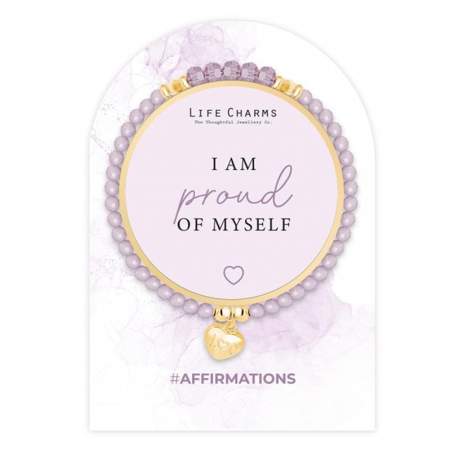 Life Charms Affirmations I Am Proud Of Myself Bracelet