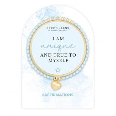 Affirmations I Am Unique And True To Myself Bracelet