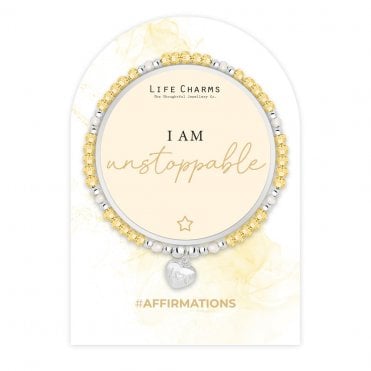 Affirmations I Am Unstoppable Bracelet
