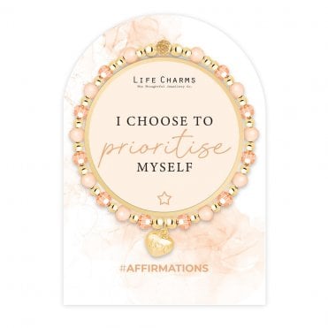 Affirmations I Choose To Prioritise Myself Bracelet