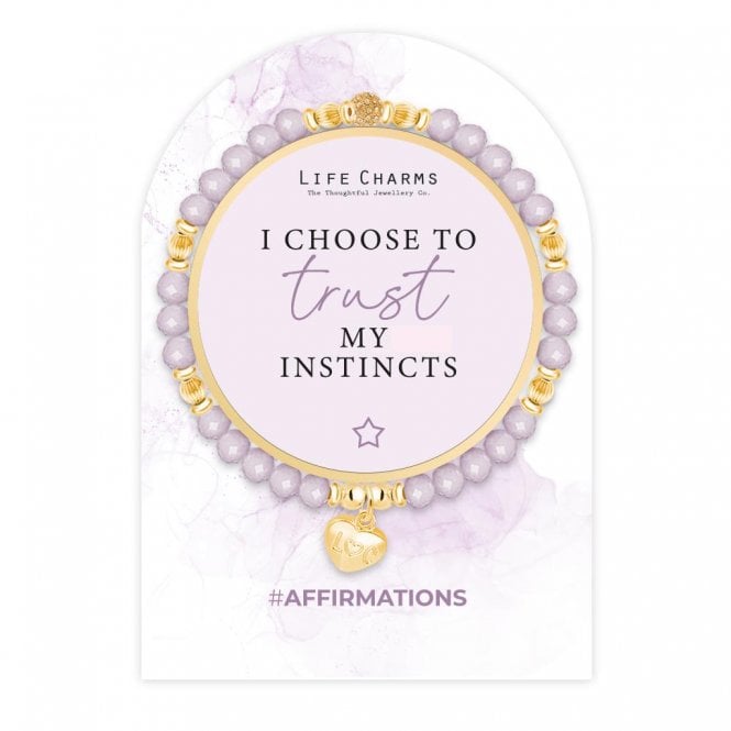 Life Charms Affirmations I Choose To Trust My Instincts Bracelet