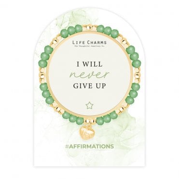 Affirmations I Will Never Give Up Bracelet