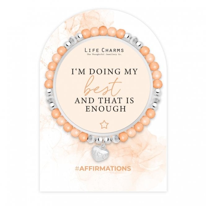 Life Charms Affirmations I'm Doing My Best And That Is Enough Bracelet