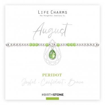 August Birthstone Bracelet