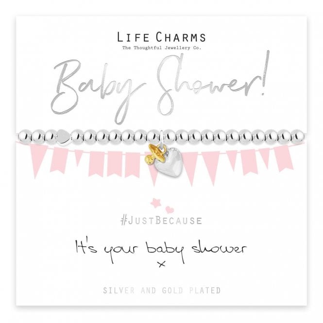 Life Charms Baby Shower Bracelet LC086BW