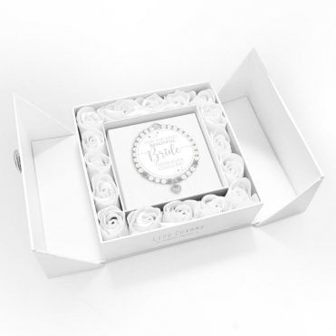 Beautiful Bride bracelet in White Flower Box