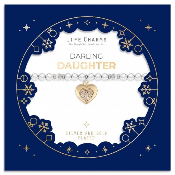 Life Charms Darling Daughter Christmas Sleeve Bracelet