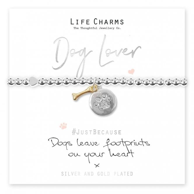 Life Charms Dog Lover Bracelet