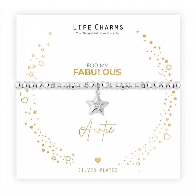 Life Charms Fabulous Auntie Bracelet