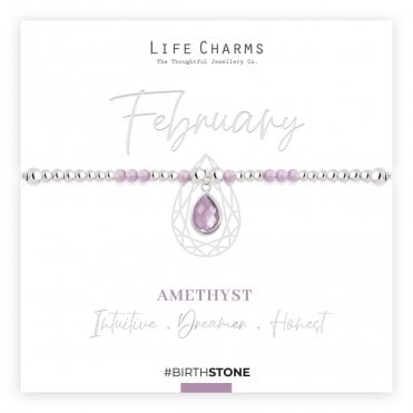 February Birthstone Bracelet