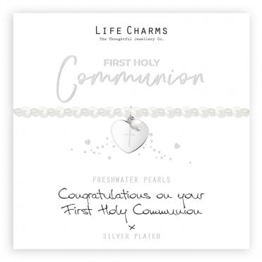 First Holy Communion Pearl Bracelet