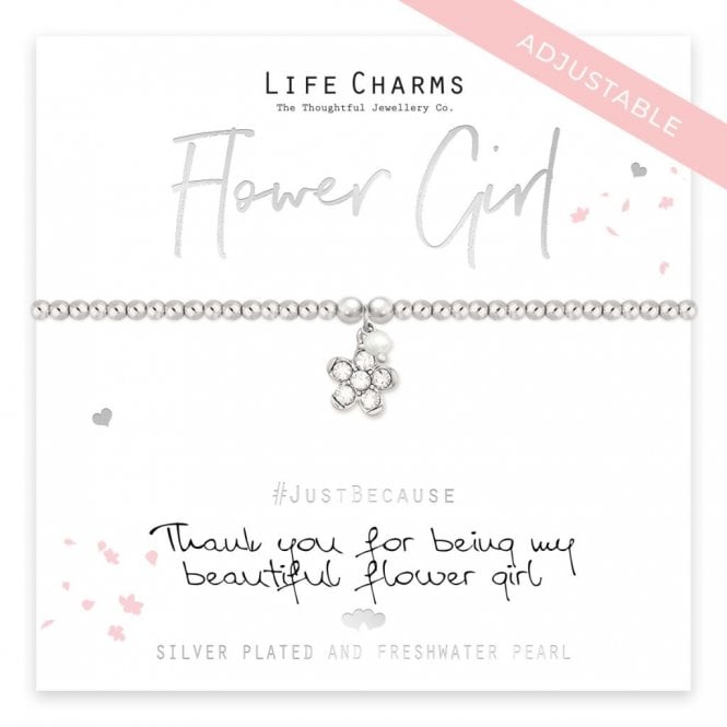 Life Charms Flower Girl Bracelet LC140BW