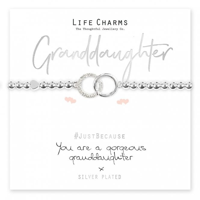 Life Charms Gorgeous Granddaughter Bracelet
