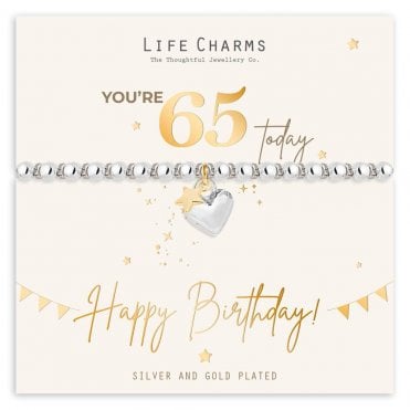 Happy 65th Birthday Bracelet