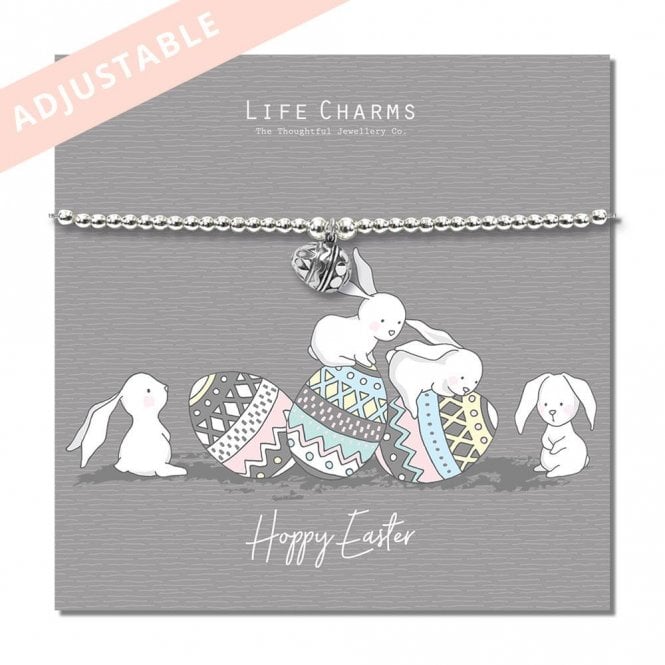 Life Charms Happy Easter Adjustable Bracelet