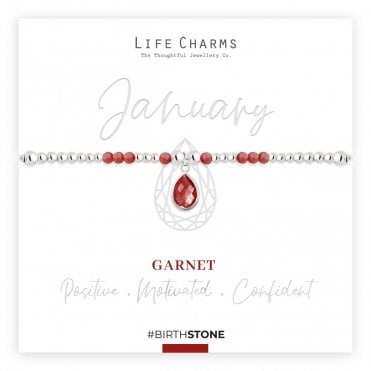January Birthstone Bracelet
