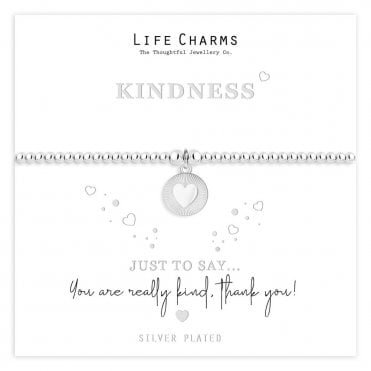 Just To Say kindness Heart Charm Bracelet