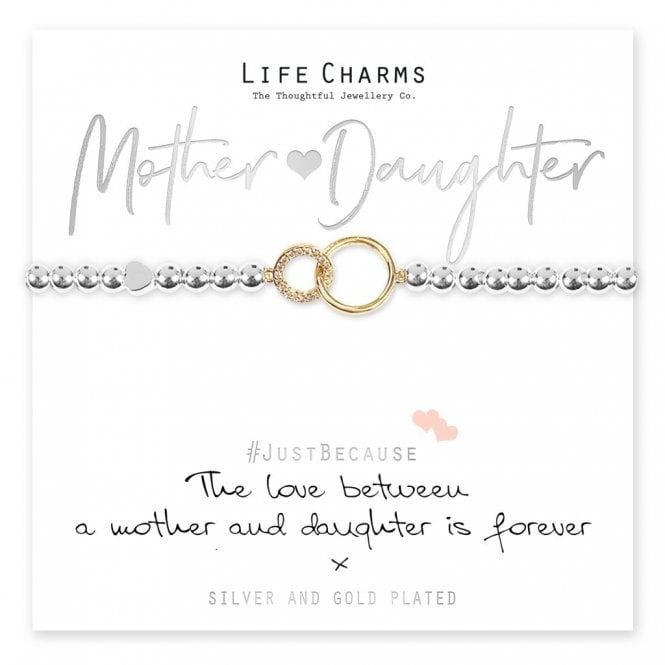 Life Charms Love Between Mother & Daughter Bracelet
