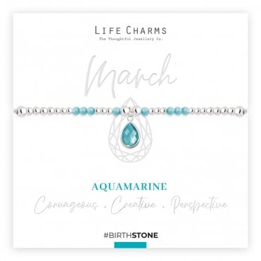 March Birthstone Bracelet