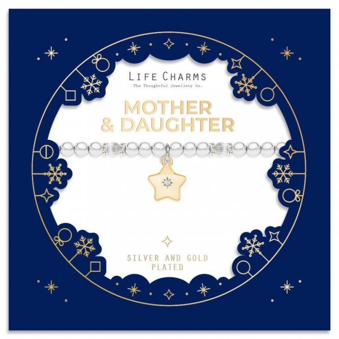 Life Charms Mother & Daughter Christmas Sleeve Bracelet