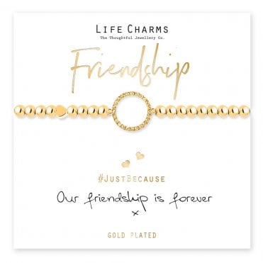 Our Friendship is Forever Gold Plated Bracelet