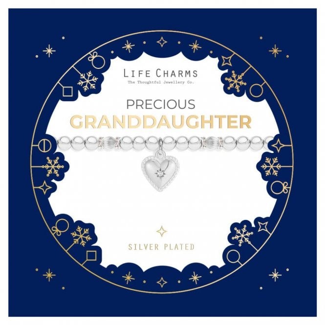 Life Charms Precious Grand Daughter Christmas Sleeve Bracelet