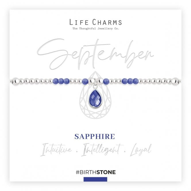 Life Charms September Birthstone Bracelet