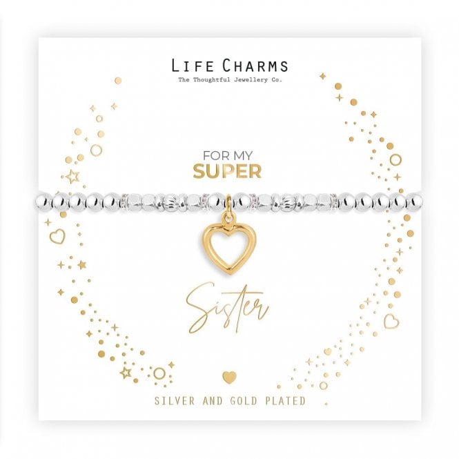 Life Charms Super Sister Bracelet