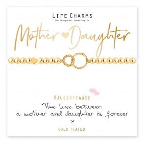 The Love Between a Mother & Daughter Gold Plated Bracelet