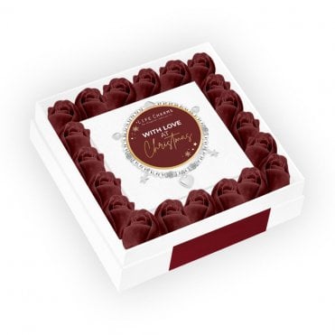 With Love Christmas Flower Box with Charm Bracelet