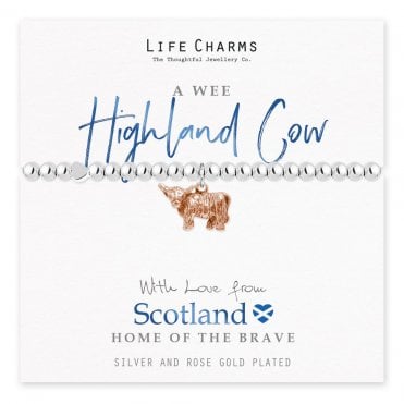 With Love From Scotland Highland Cow Bracelet