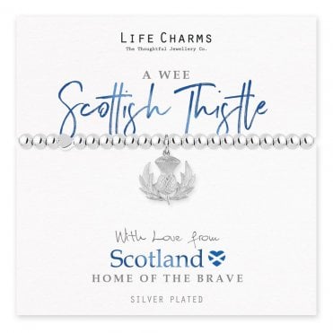 With Love From Scotland Thistle Bracelet